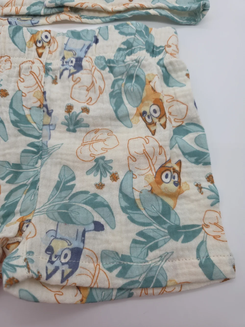 NWT Bluey Baby Boys 2 Piece Outfit Set Shirt Shorts 100% Cotton 3-6M